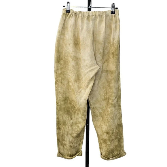 Oh  My Gauze Womens Pull On Cotton Pants Size 1 US Small/Medium Tie Dye Flowy - Picture 2 of 9